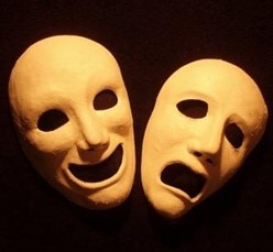 Greek Comedy Tragedy Mask